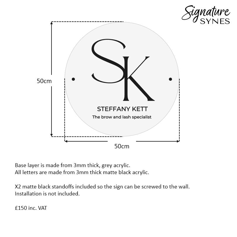 Custom Order - SK BLS - x2 Signs