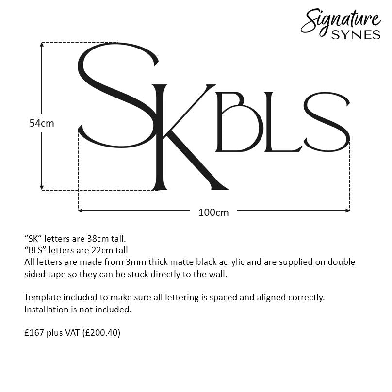 Custom Order - SK BLS - x2 Signs