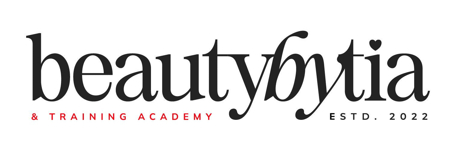 ADDITIONAL LETTERING - beauty by tia - Matte black - 110cm wide - Double Sided Tape
