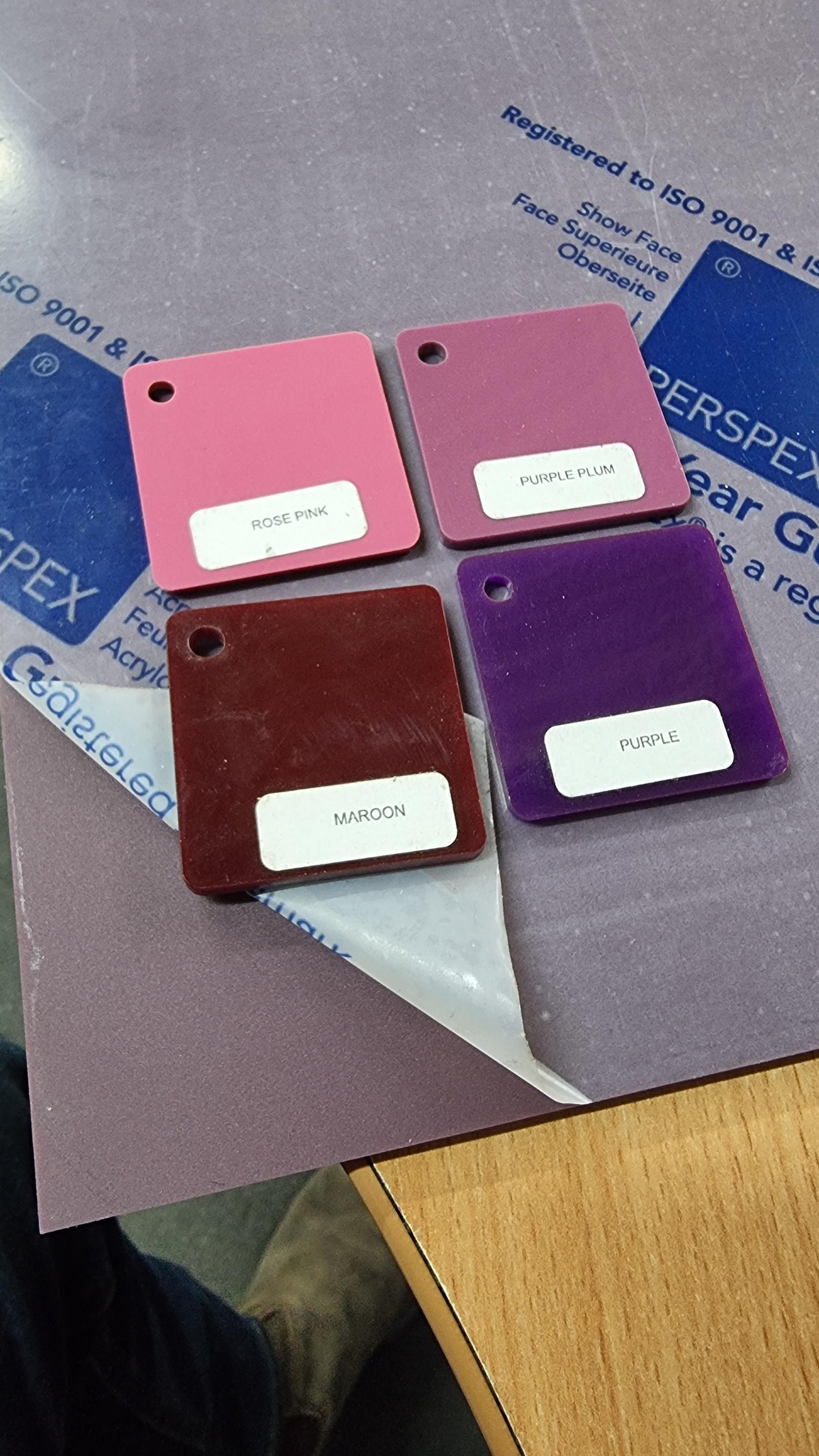 Colour Sample - maroon